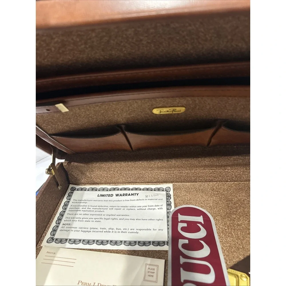 Pucci Italian Leather Briefcase 